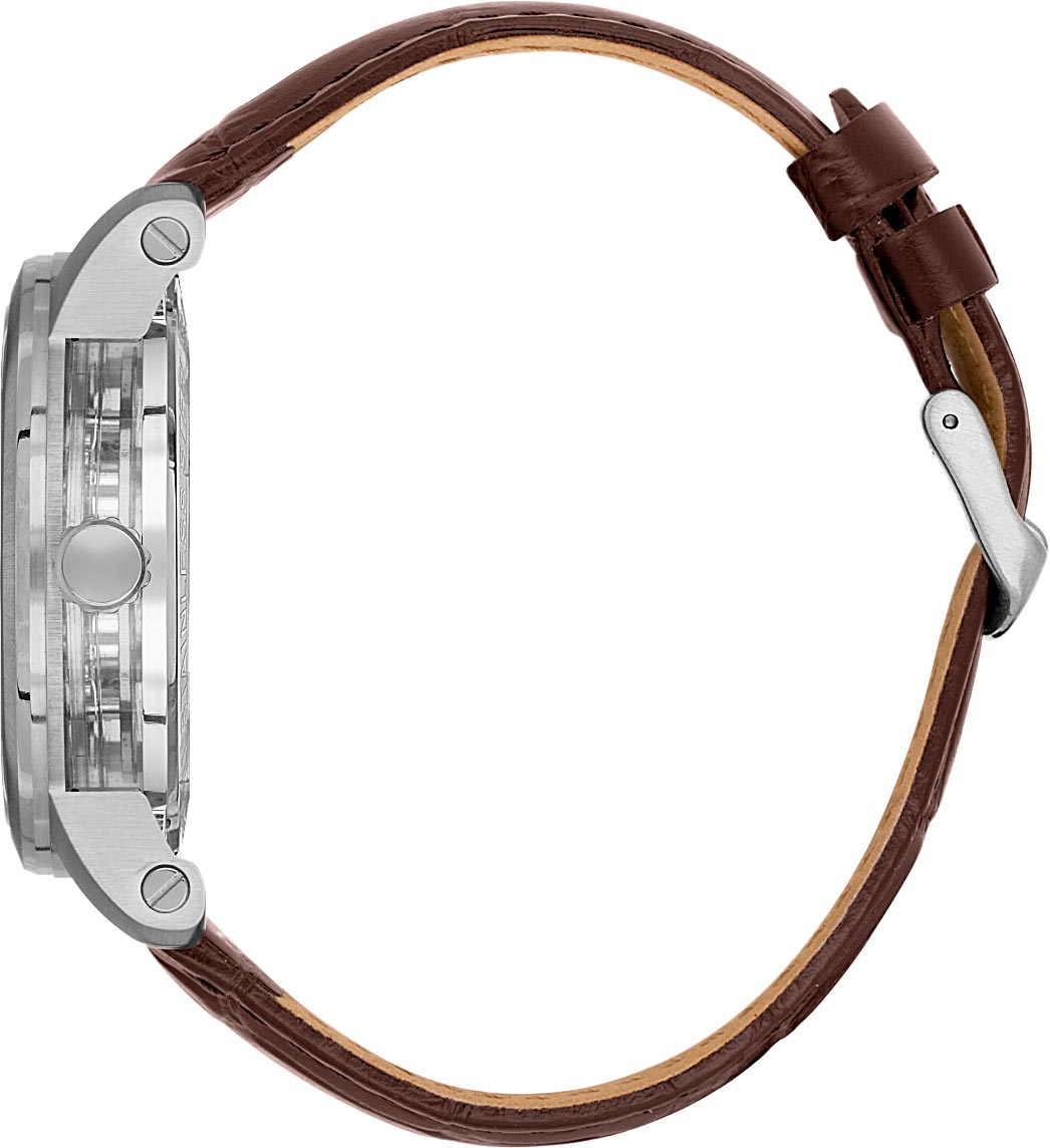 Santa Barbara Polo & Racquet Club Sliver Dial Automatic Gents Watch - SB.1.10564-1