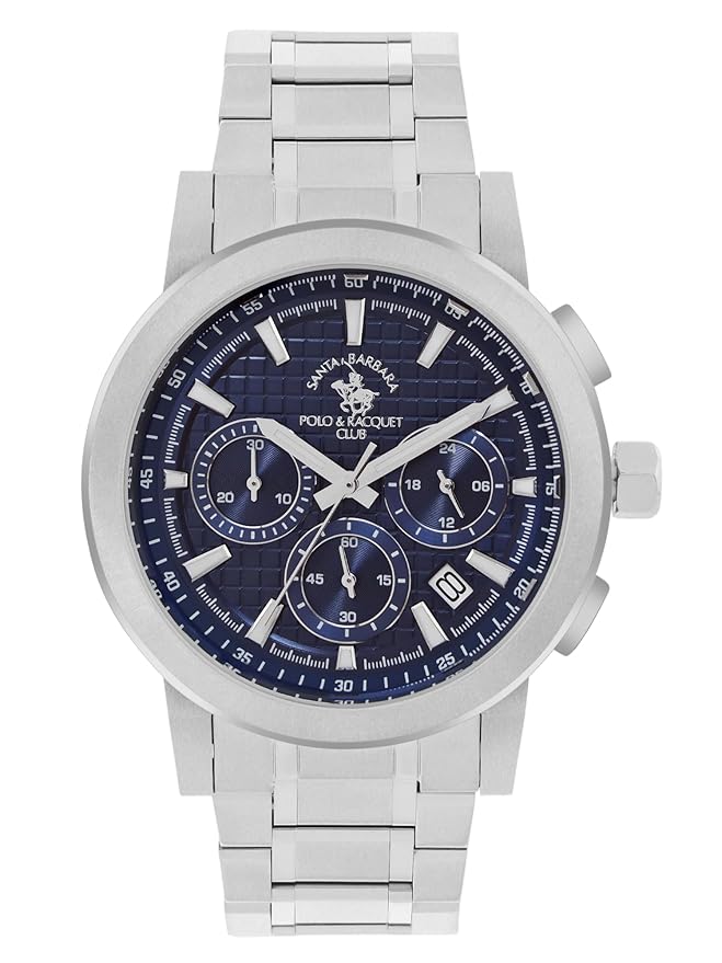 SANTA BARBARA POLO & RACQUET CLUB Blue Dial Chronograph Watch for - Men SB.1.10565-2