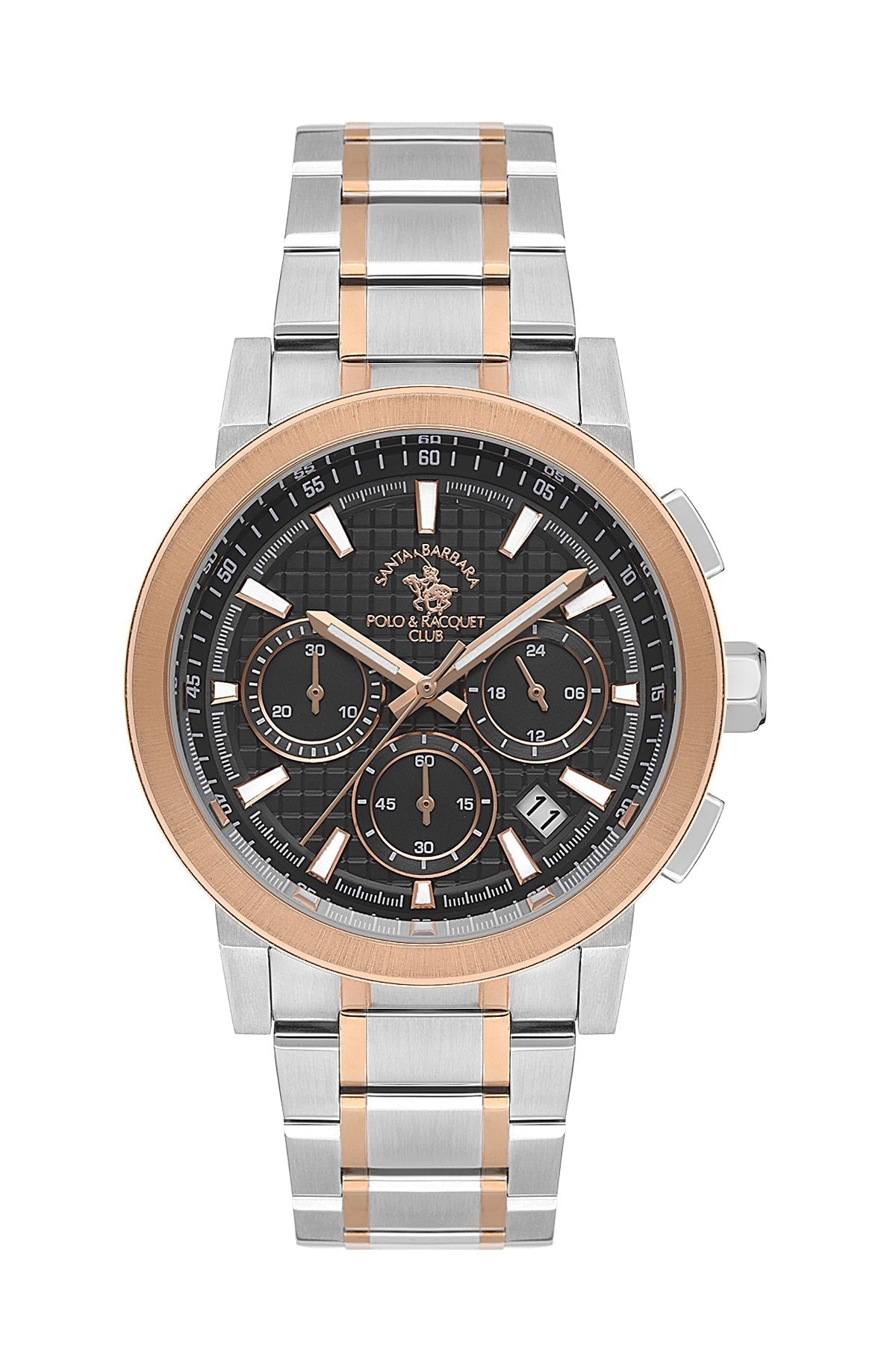 Santa Barbara Polo & Racquet Club Quartz Black Dial Analog Watch For - Men SB.1.10565-5