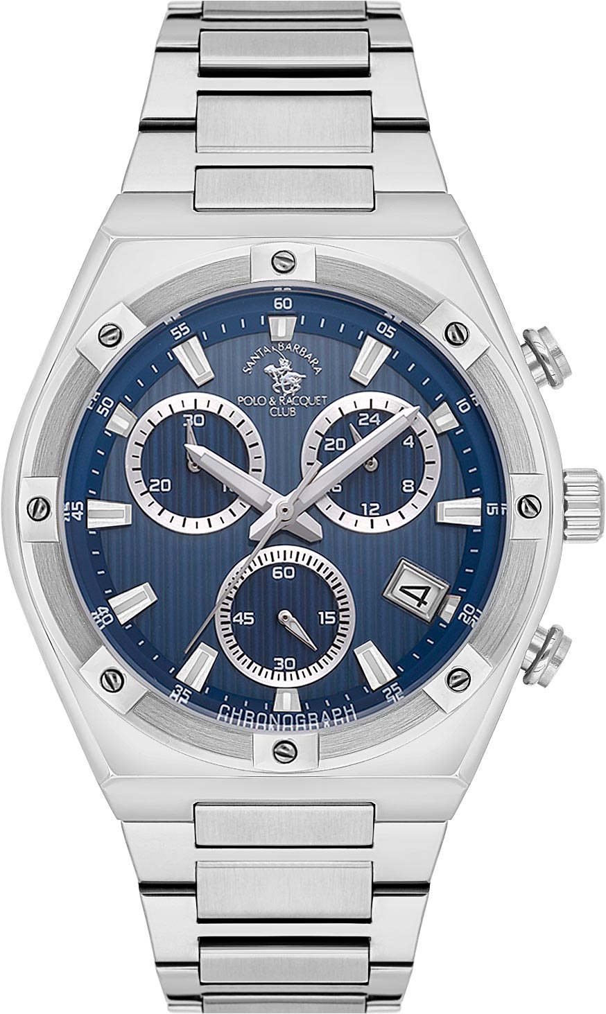 Santa Barbara Polo & Racquet Club Quartz Blue Men SB.1.10583-2