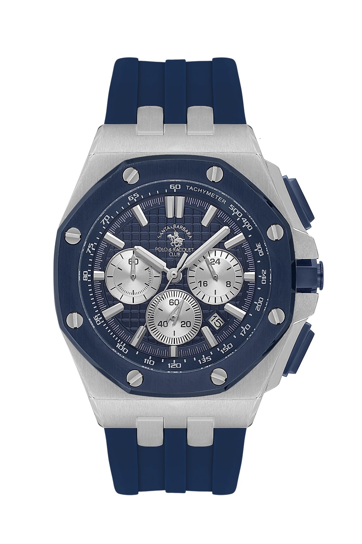 Santa Barbara Polo & Racquet Club Quartz Blue Dial Analog Watch - ForGents SB.1.10601-2
