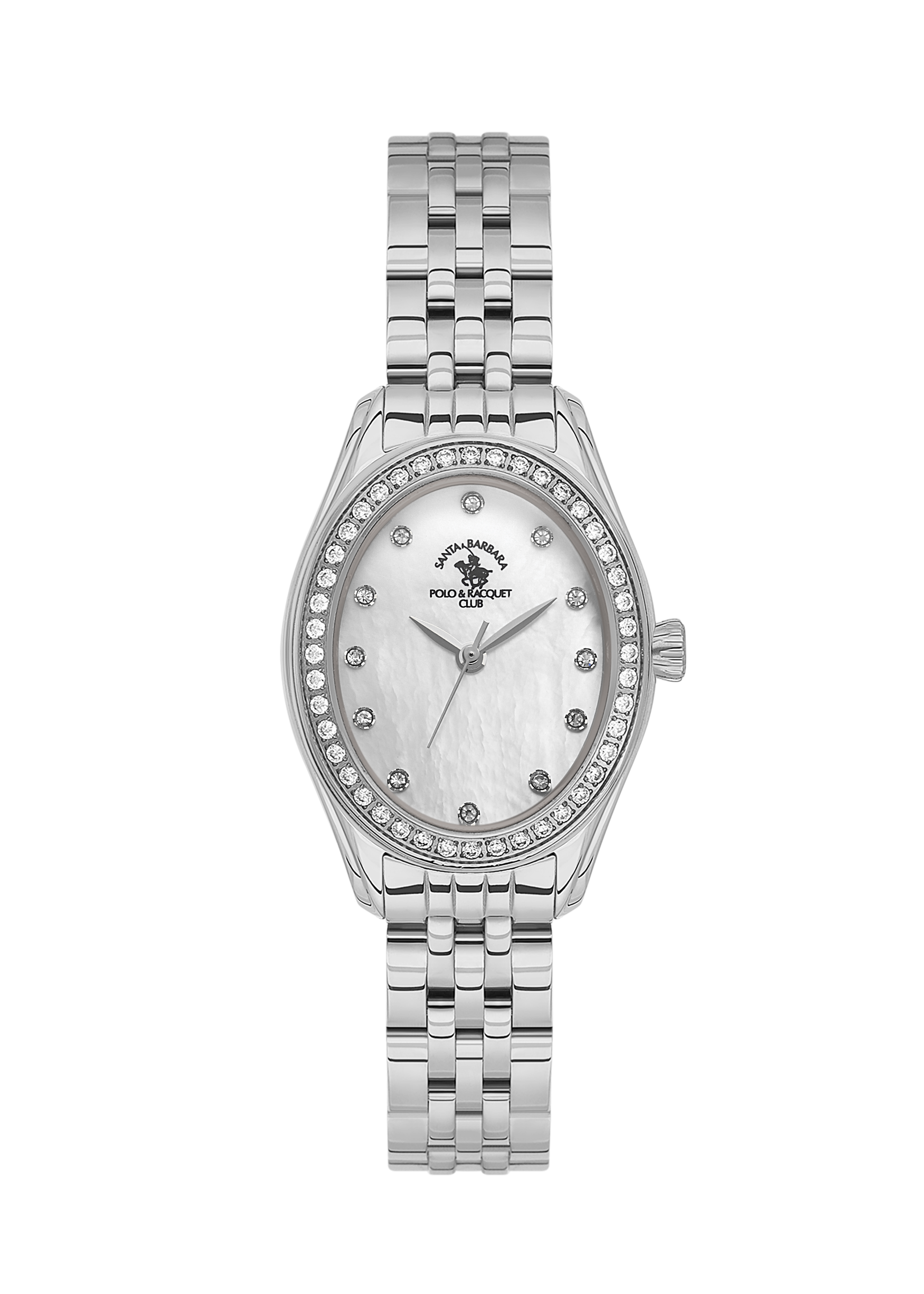 Santa Barbara Polo & Racquet Club Quartz White Dial Watch For - Ladies SB.1.10620-1