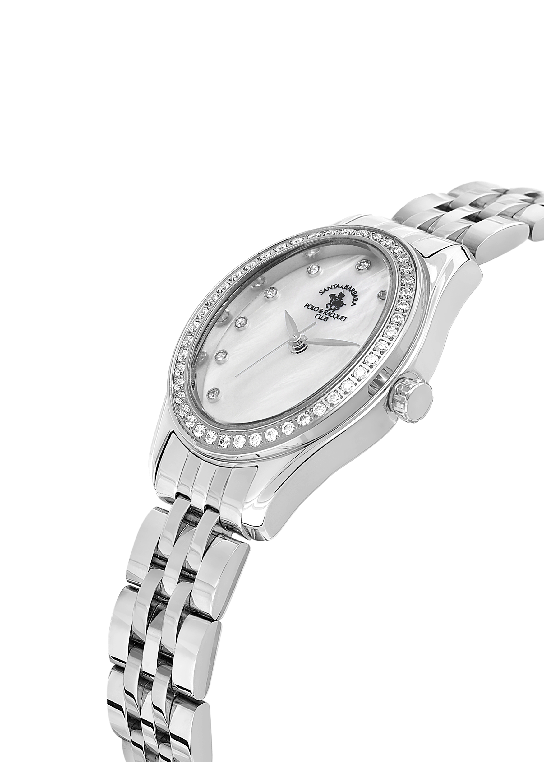 Santa Barbara Polo & Racquet Club Quartz White Dial Watch For - Ladies SB.1.10620-1