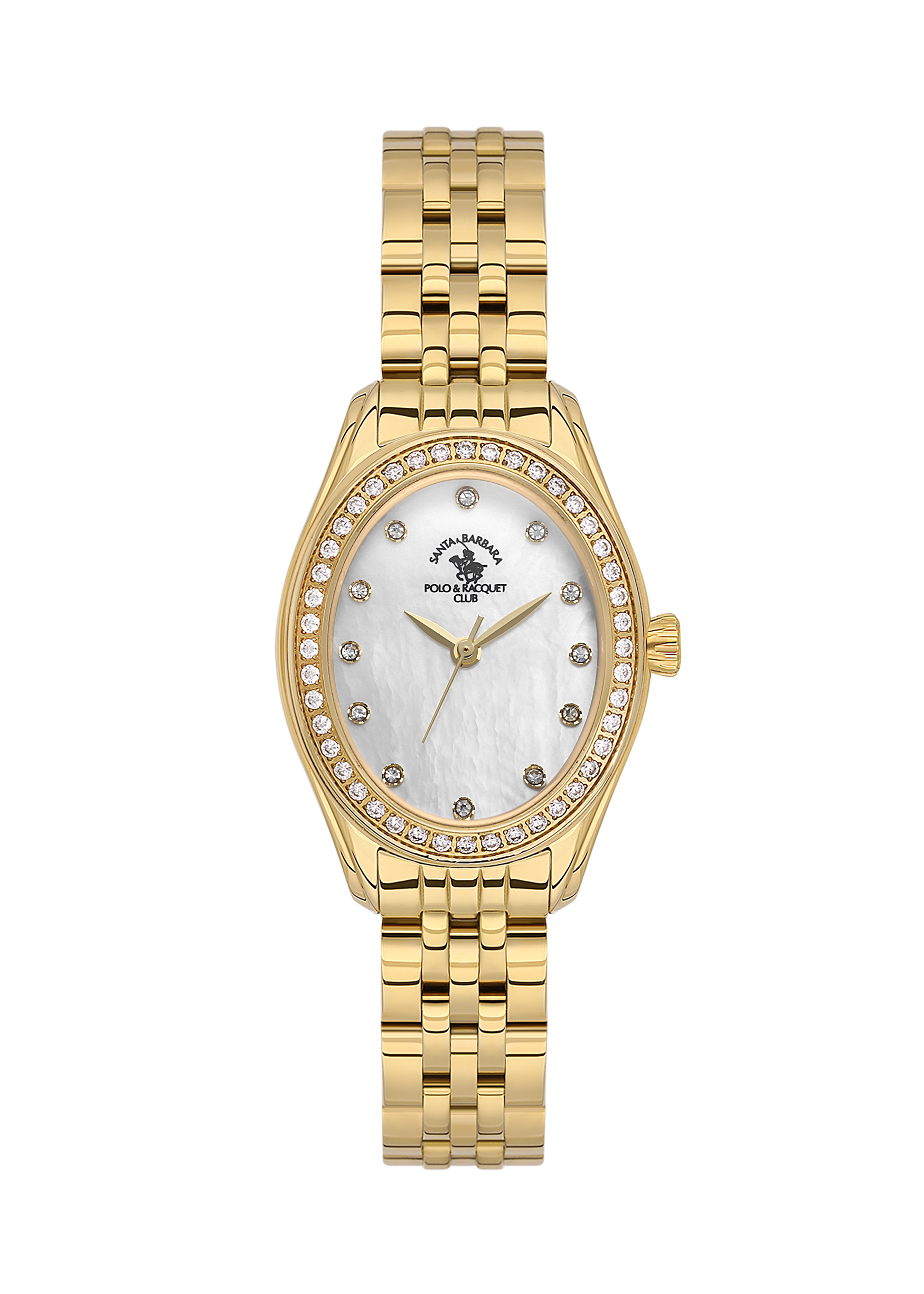 Santa Barbara Polo & Racquet Club Quartz White Dial Watch For - Ladies SB.1.10620-2
