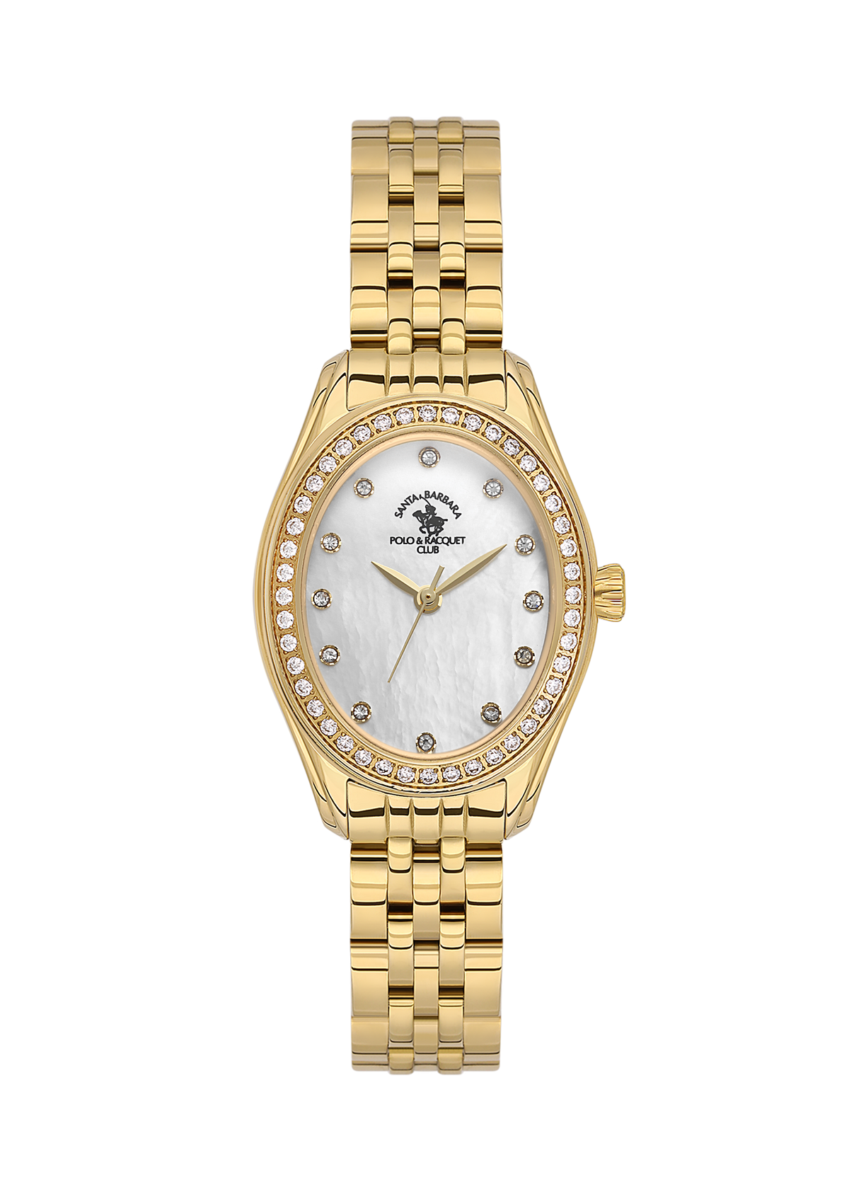 Santa Barbara Polo & Racquet Club Quartz White Dial Watch For - Ladies SB.1.10620-2