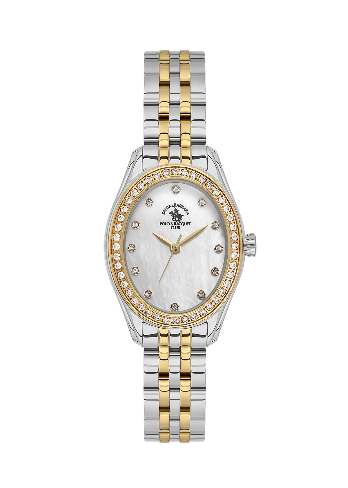 Santa Barbara Polo & Racquet Club Quartz White Dial Watch For - Ladies SB.1.10620-4