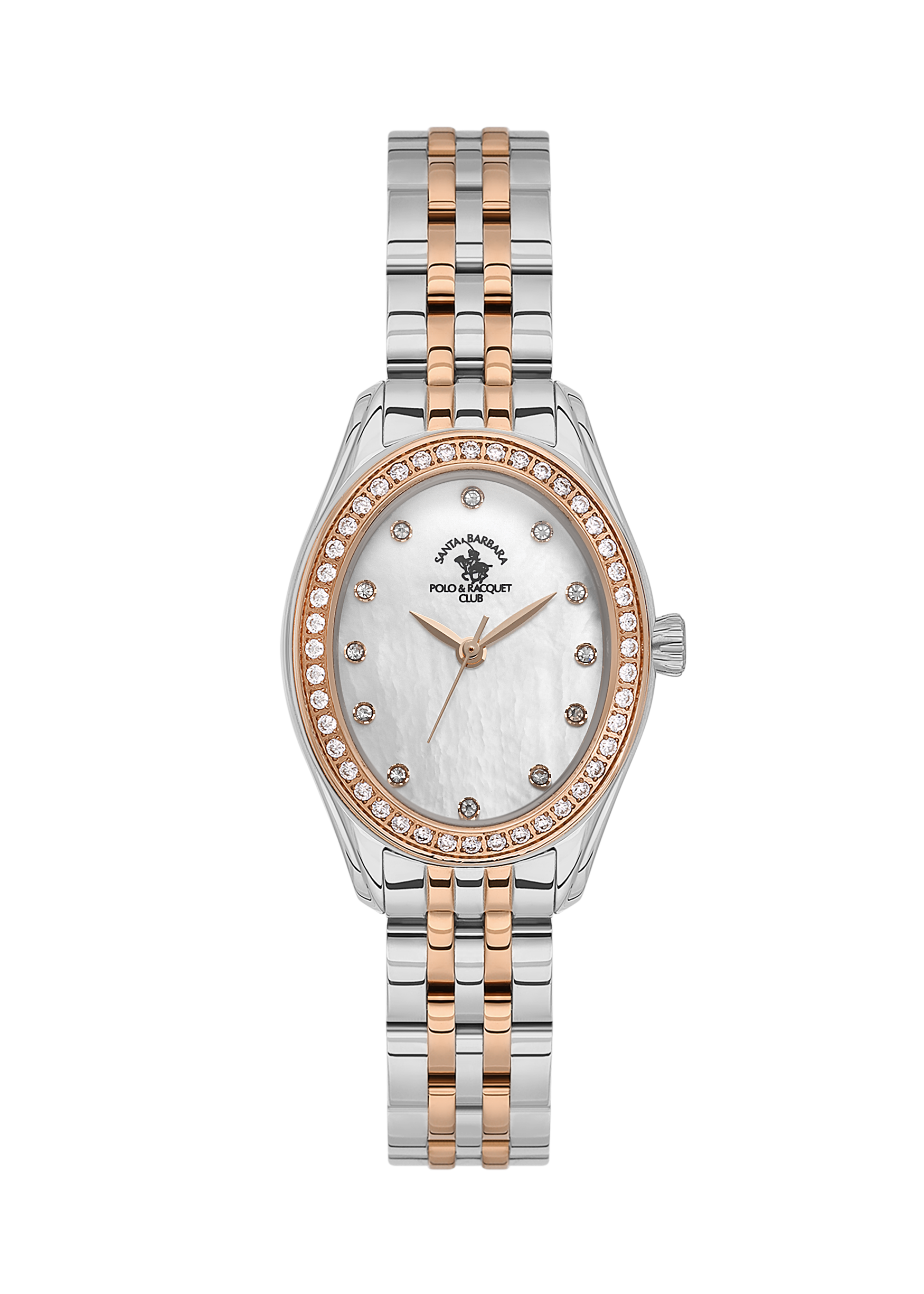 Santa Barbara Polo & Racquet Club Quartz White Dial Watch For - Ladies SB.1.10620-6