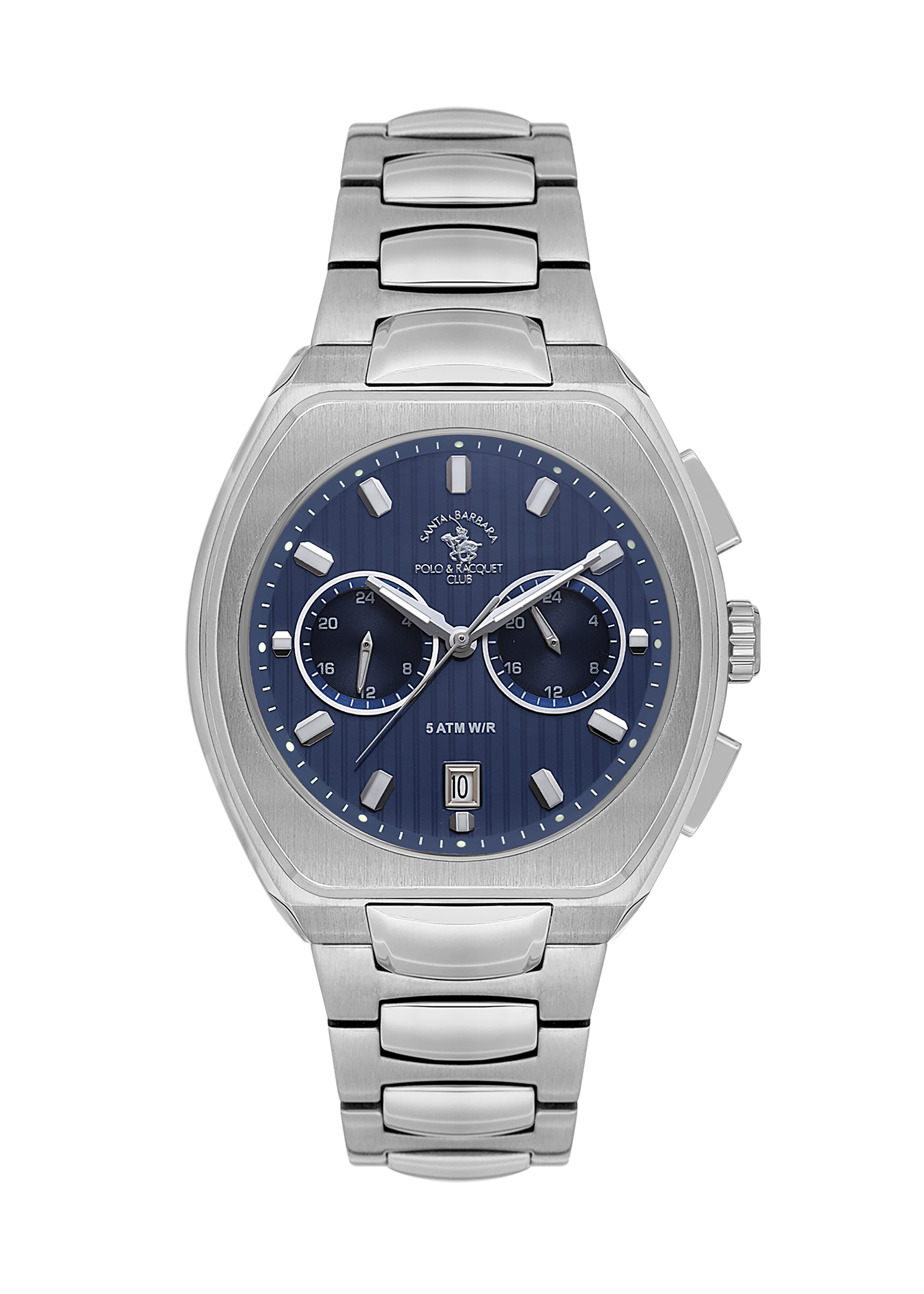 Santa Barbara Polo & Racquet Club Quartz Bue Dial Watch For - Gents SB.1.10622-3
