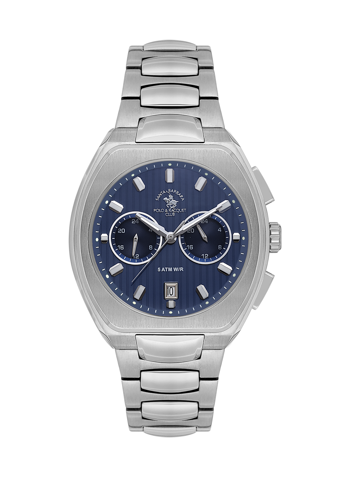 Santa Barbara Polo & Racquet Club Quartz Bue Dial Watch For - Gents SB.1.10622-3