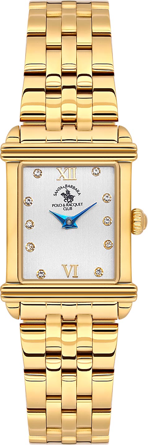 Santa Barbara Polo & Racquet Club Quartz Silver Dial Watch - For Ladies SB.1.10623-2