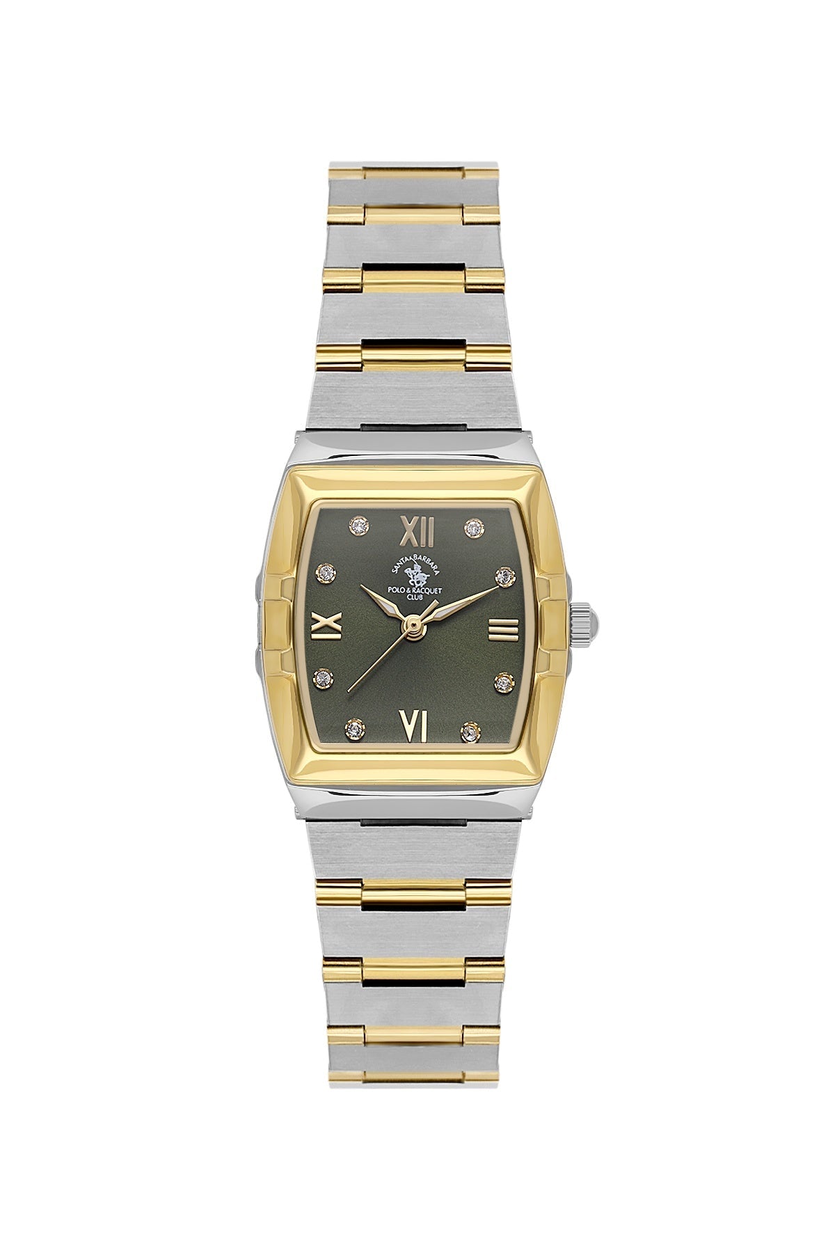 Santa Barbara Quartz Green Dial Analog Watch For - Ladies SB.1.10624-5