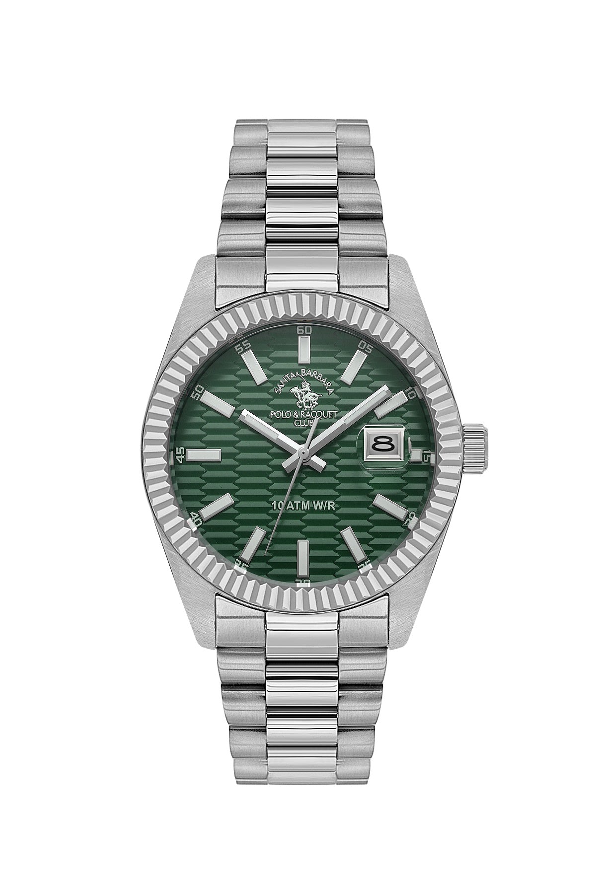 Santa Barbara Quartz Green Dial Analog Watch For - Gents SB.1.10626-4