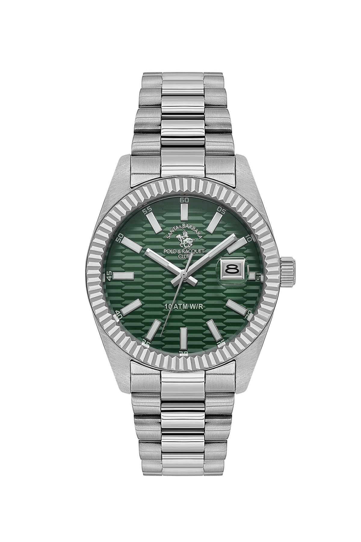 Santa Barbara Quartz Green Dial Analog Watch For - Gents SB.1.10626-4
