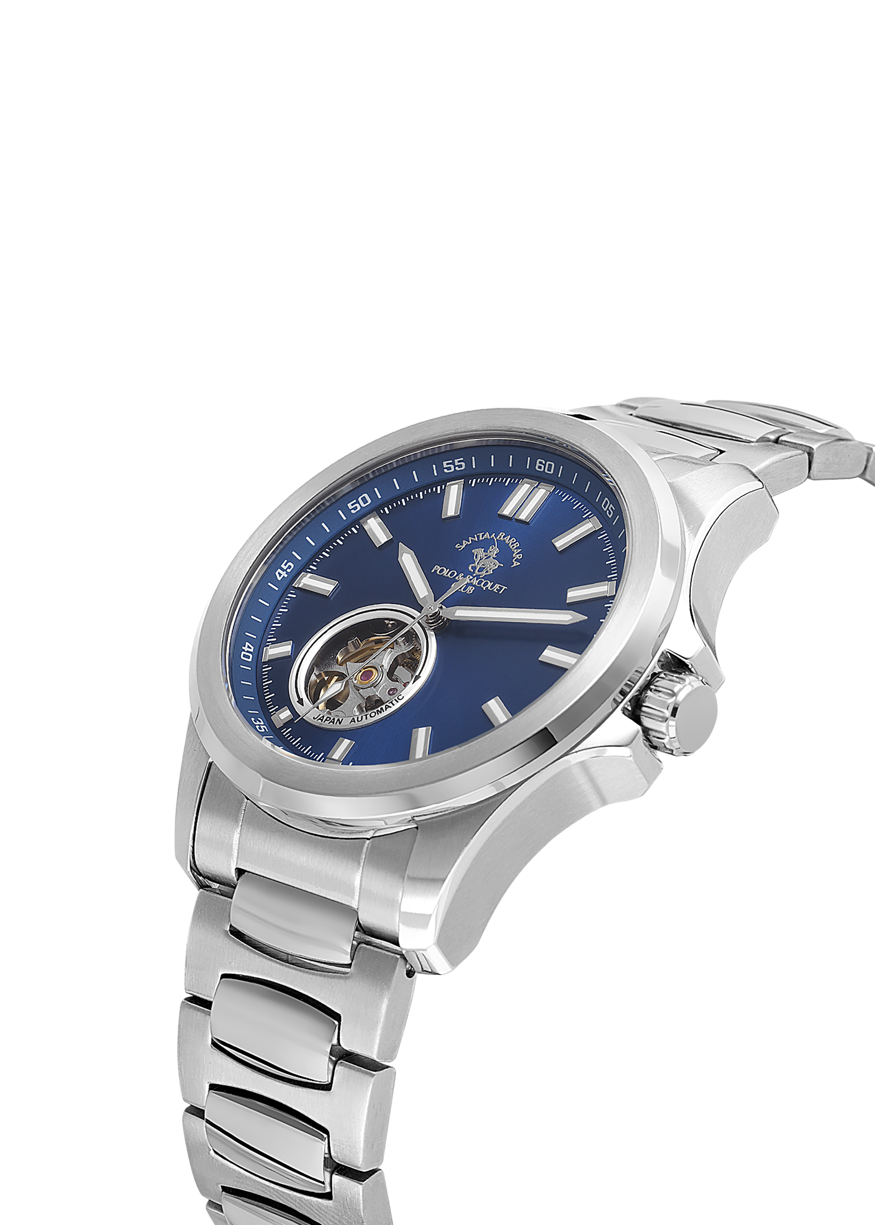 Santa Barbara Polo & Racquet Club Quartz Blue Dial Watch For - Gents SB.1.10629-3