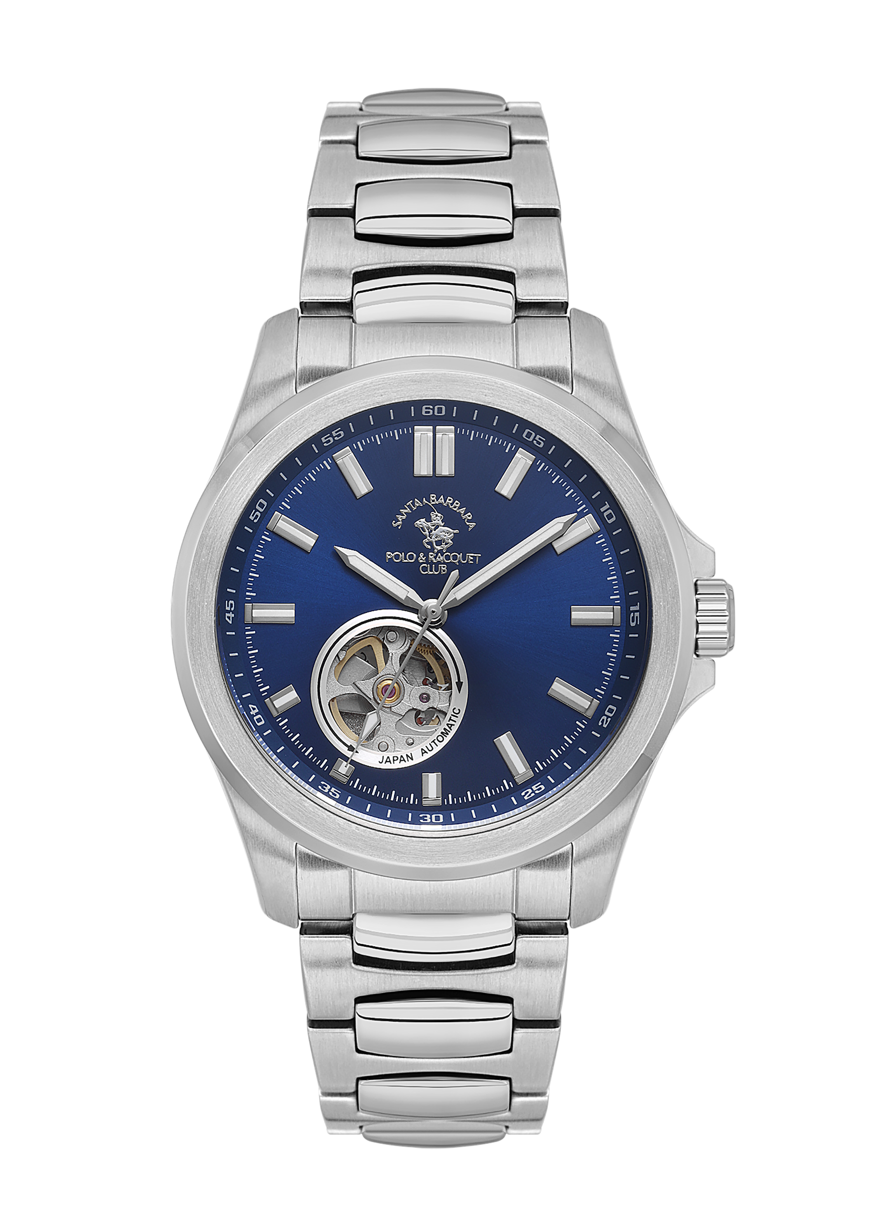 Santa Barbara Polo & Racquet Club Quartz Blue Dial Watch For - Gents SB.1.10629-3