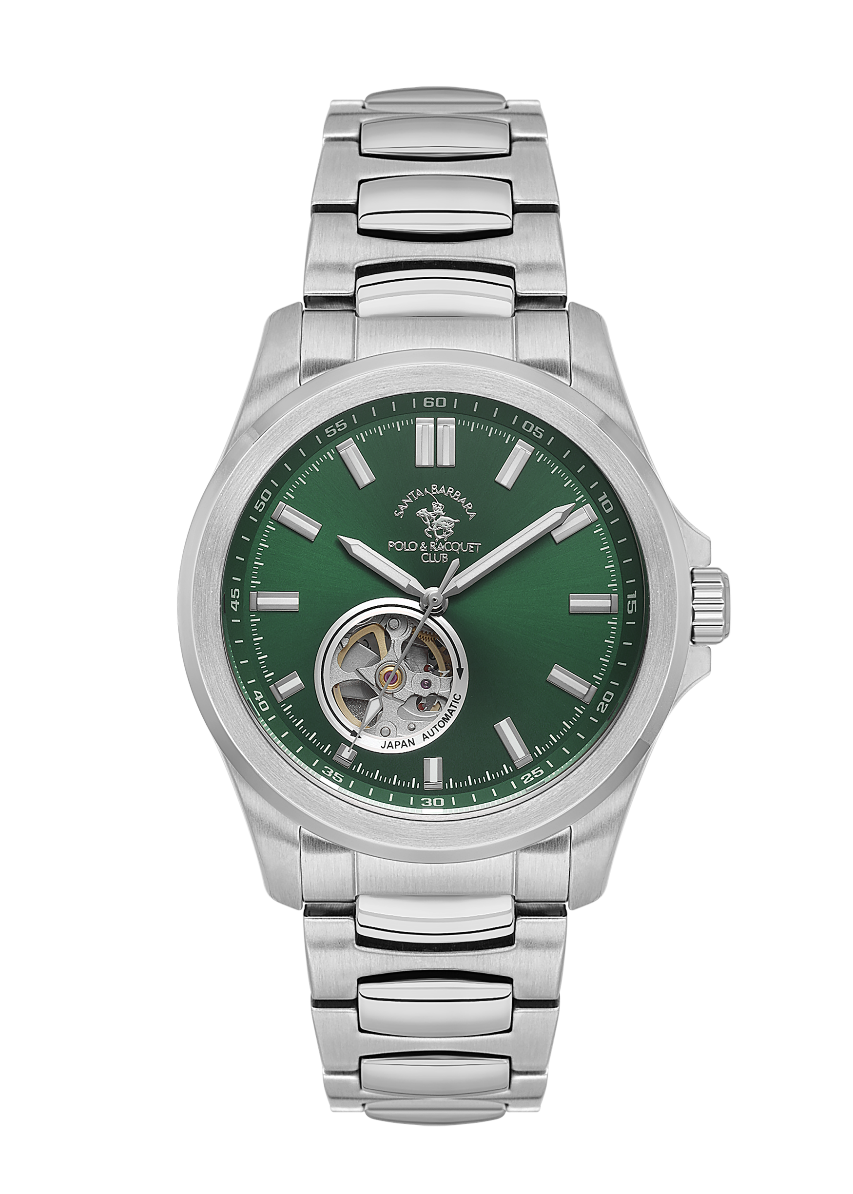 Santa Barbara Polo & Racquet Club Quartz Green Dial Watch For - Gents SB.1.10629-4