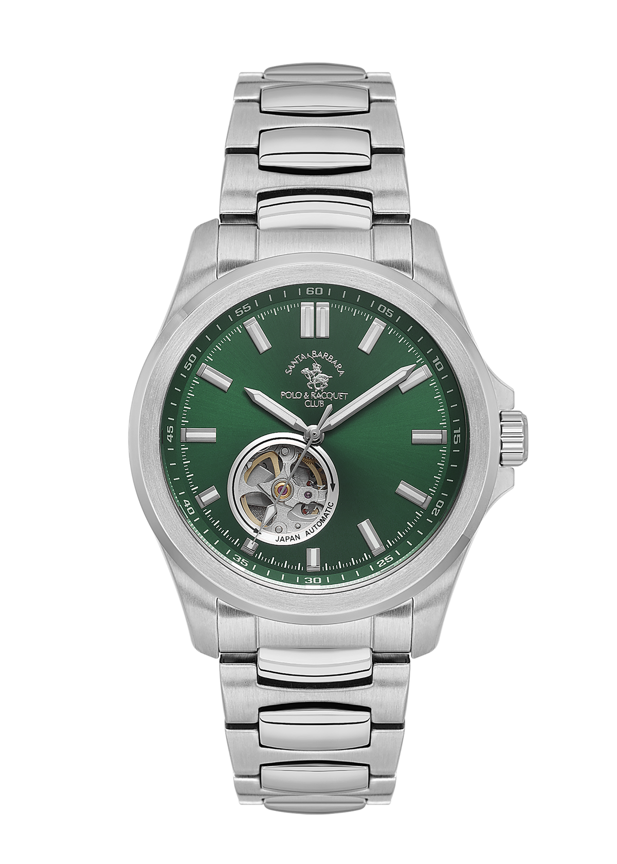 Santa Barbara Polo & Racquet Club Quartz Green Dial Watch For - Gents SB.1.10629-4