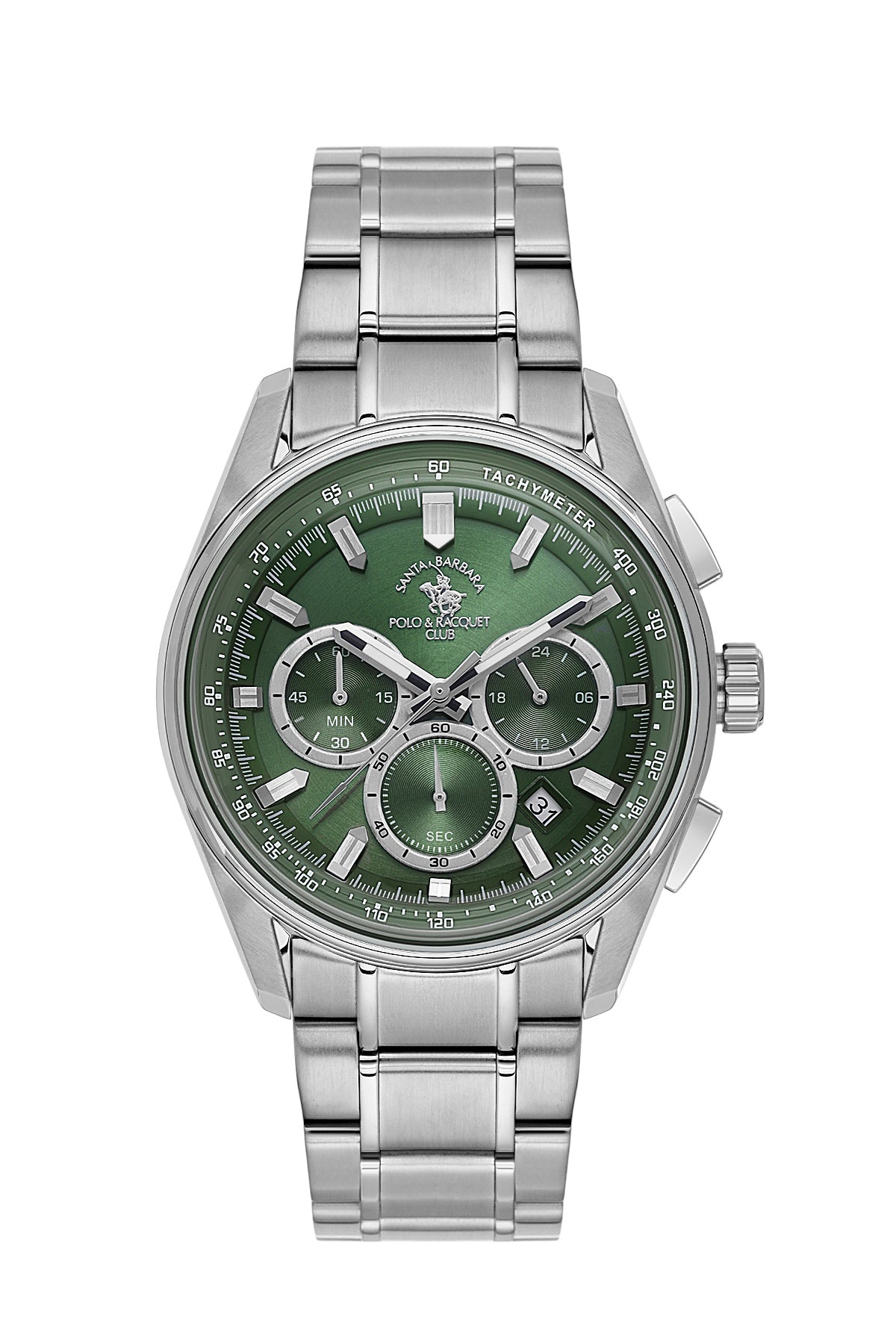 Santa Barbara Quartz Green Dial Analog Watch For - Gents SB.1.10634-4