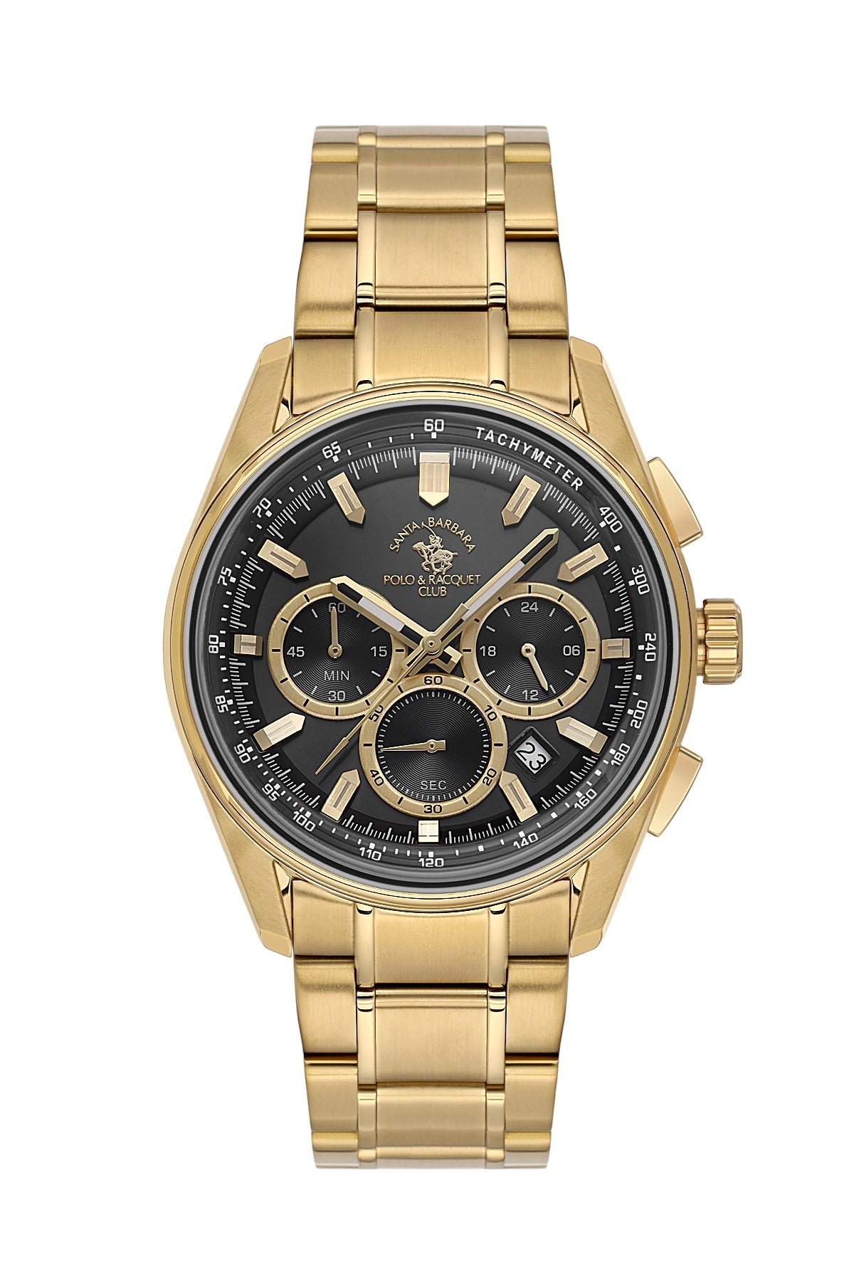 Santa Barbara Quartz Black Dial Analog Watch For - Gents SB.1.10634-5