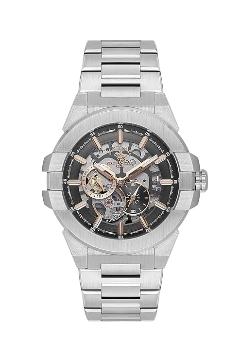 Santa Barbara Polo & Racquet Club Quartz Black Dial Analog Watch For - Gents SB.1.10636-5