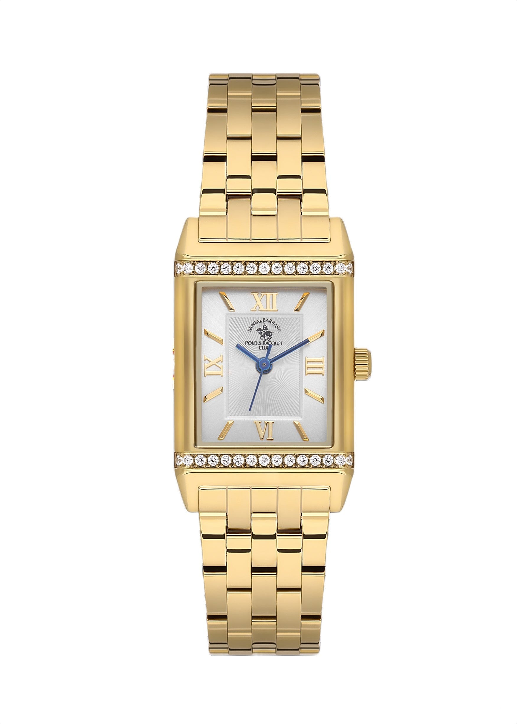 Santa Barbara Polo & Racquet Club Quartz Silver Dial Watch For - Ladies SB.1.10655-2