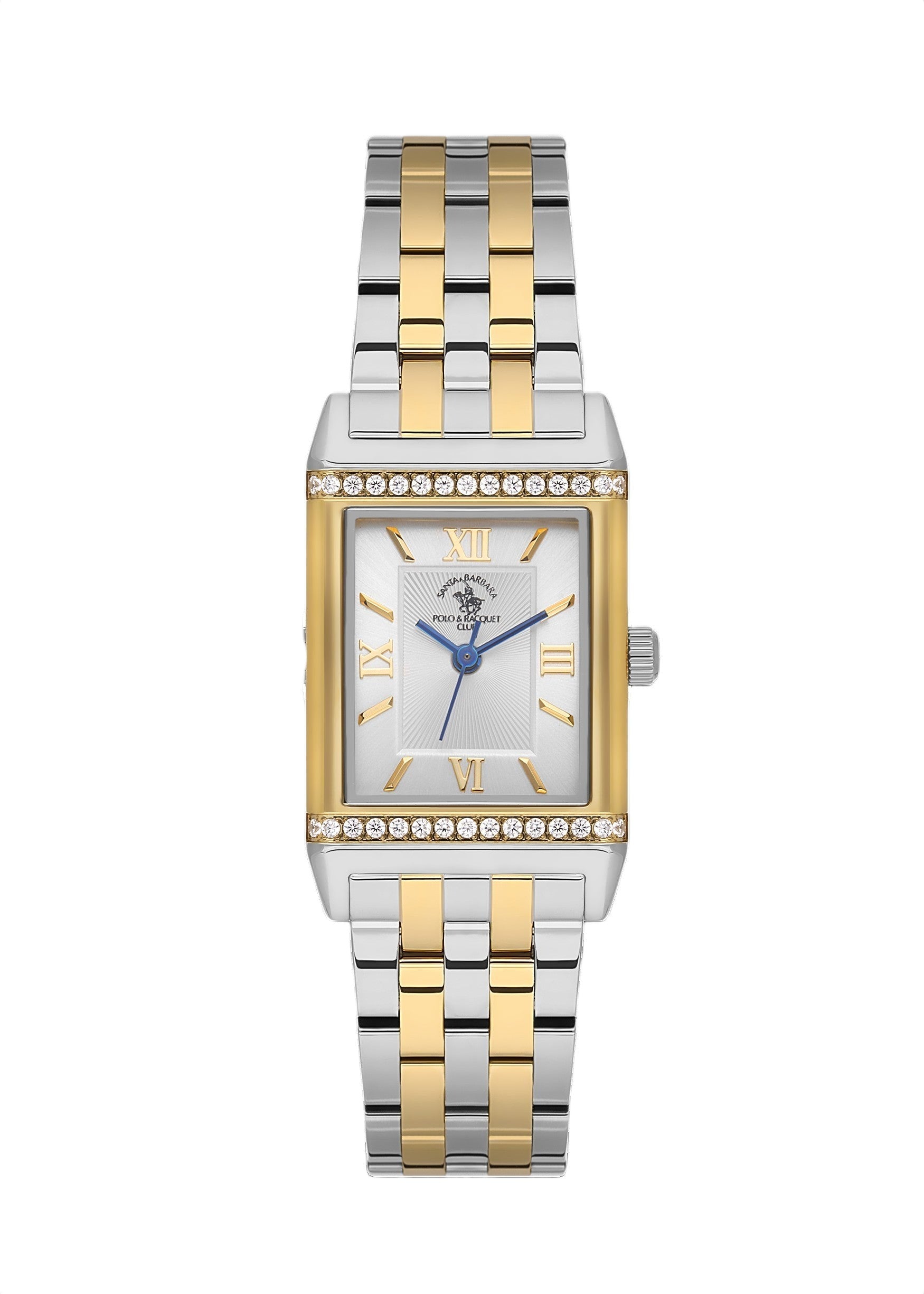 Santa Barbara Polo & Racquet Club Quartz Silver Dial Watch For - Ladies SB.1.10655-4
