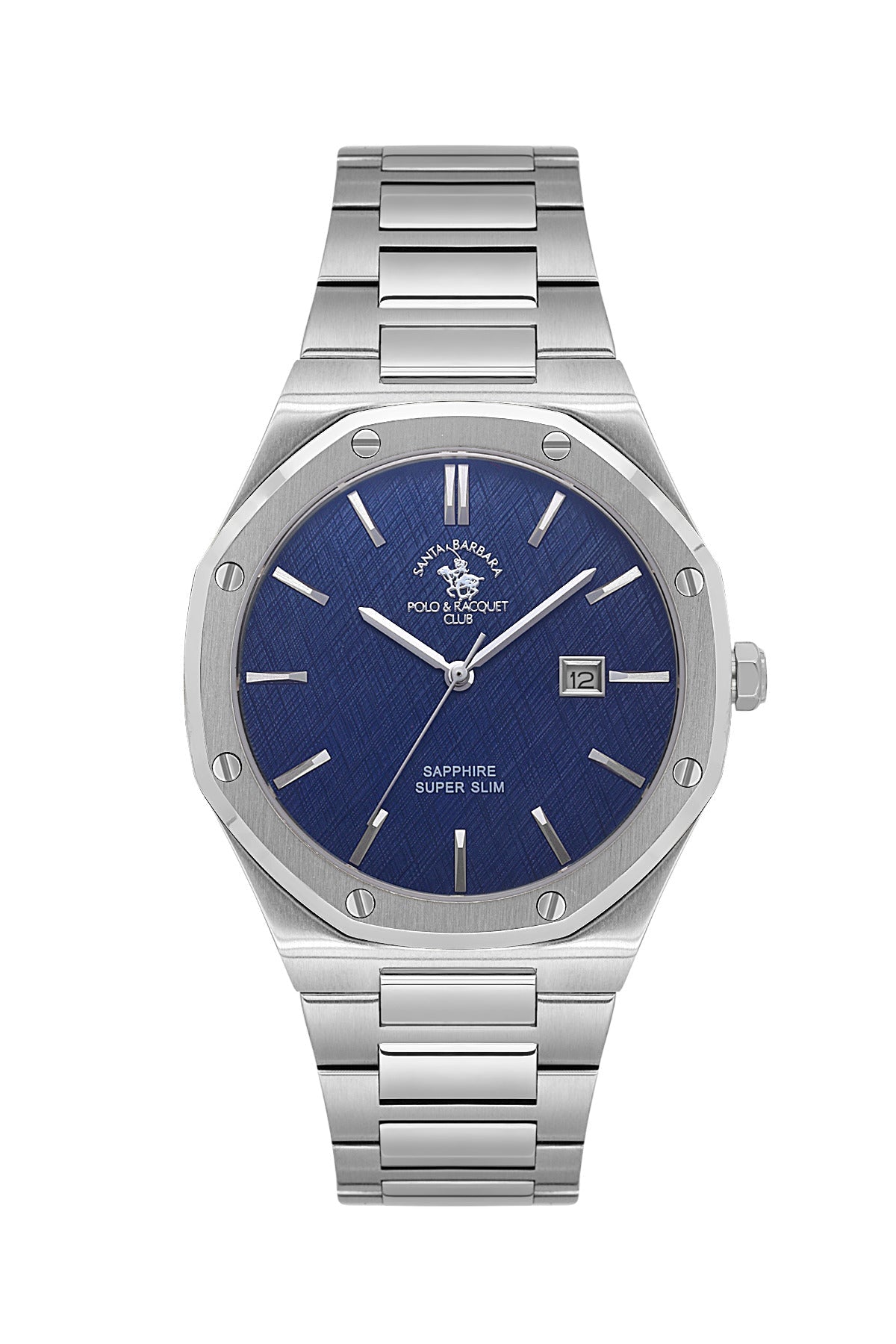 Santa Barbara Polo & Racquet Club Quartz Blue Dial Watch For - Gents SB.1.10673-3