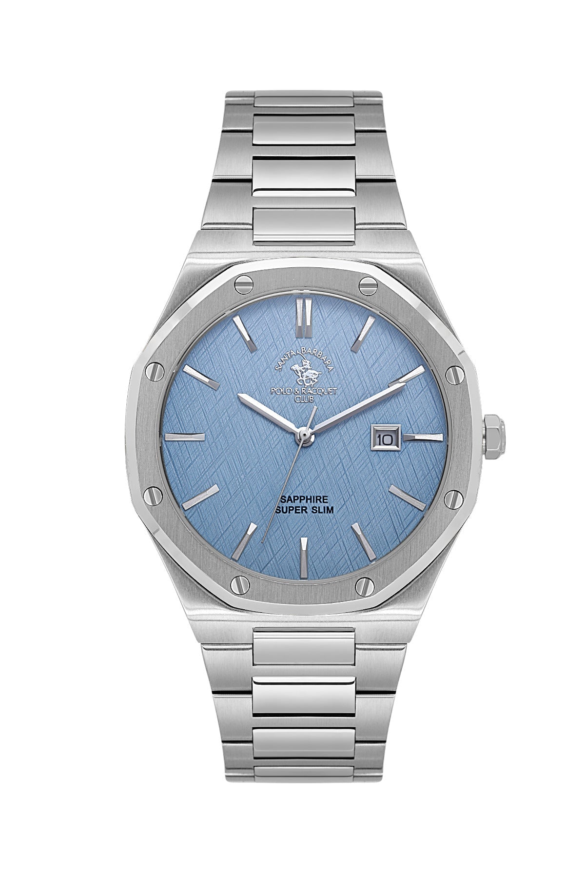 Santa Barbara Polo & Racquet Club Quartz Blue Dial Watch For - Gents SB.1.10673-4
