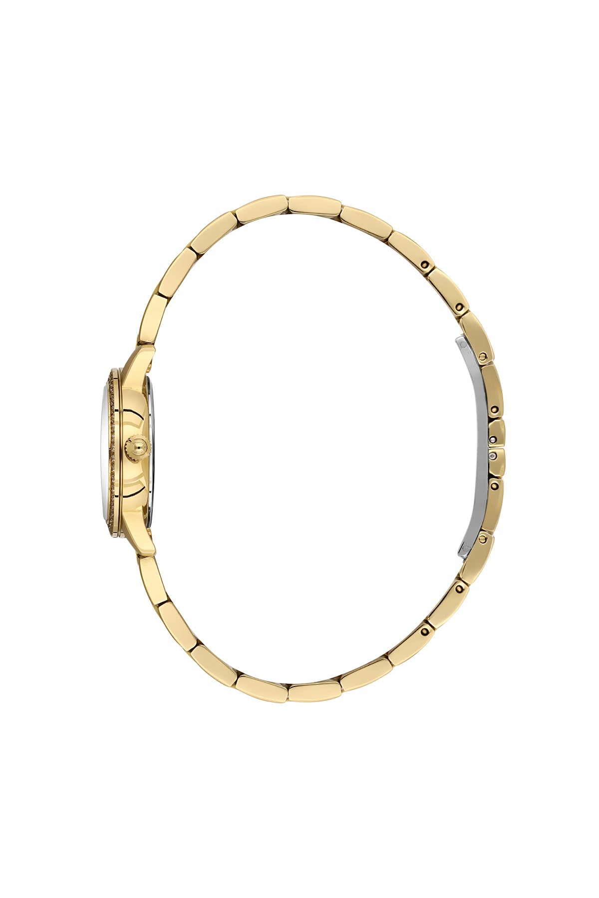 Santa Barbara Polo & racquet Club Quartz Gold Dial Analog Watch For - Ladies SB.1.10681-3