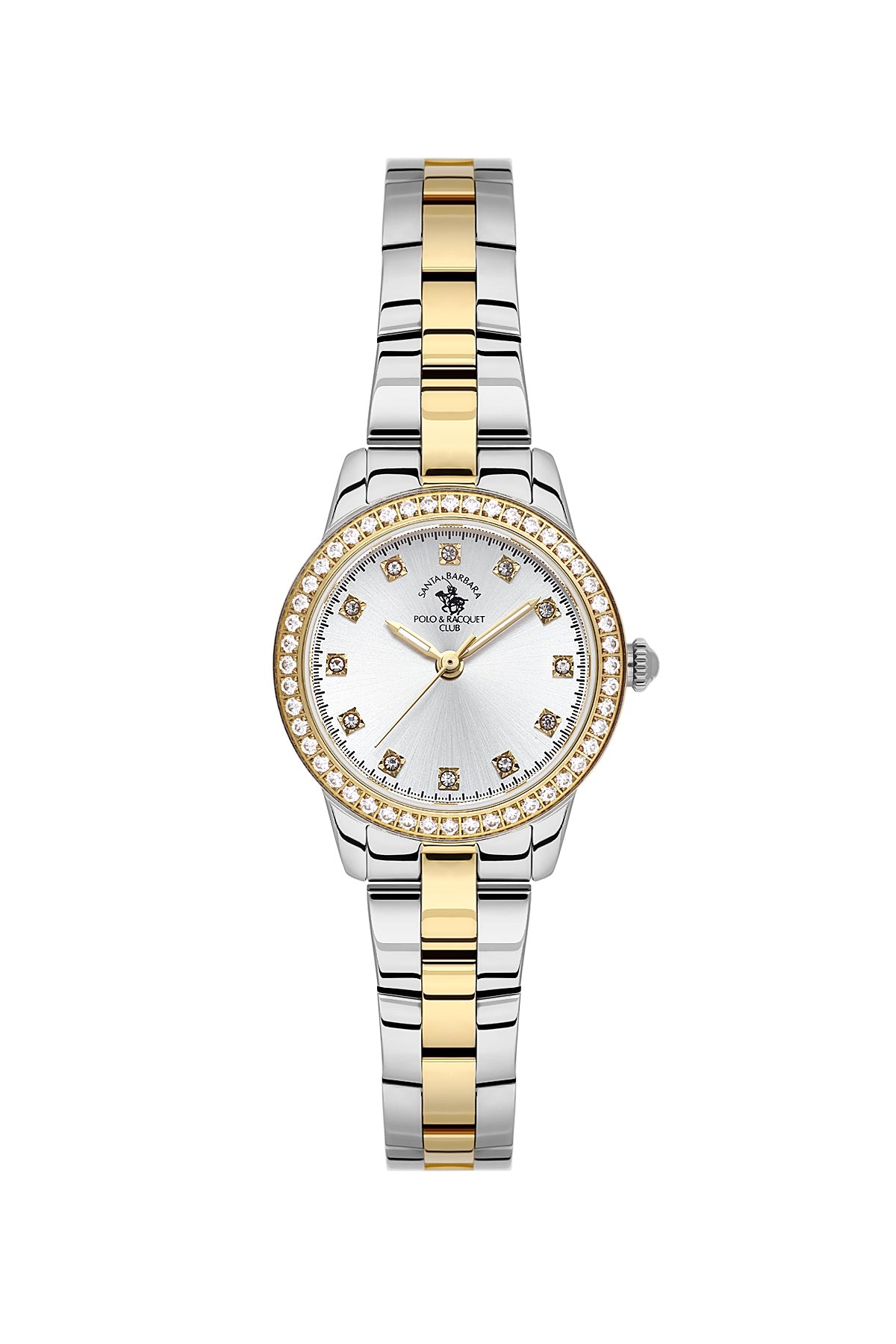 Santa Barbara Polo & racquet Club Quartz Silver Dial Analog Watch For - Ladies SB.1.10681-4