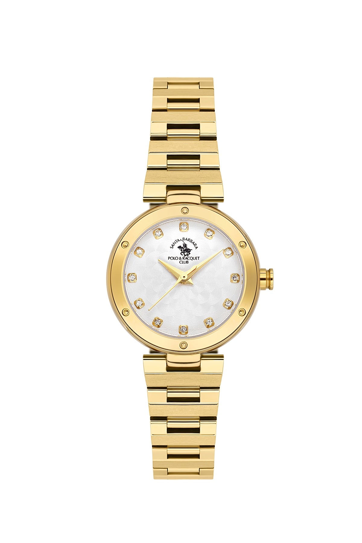 Santa Barbara Polo & racquet Club Quartz Silver Dial Analog Watch For - Ladies SB.1.10682-2