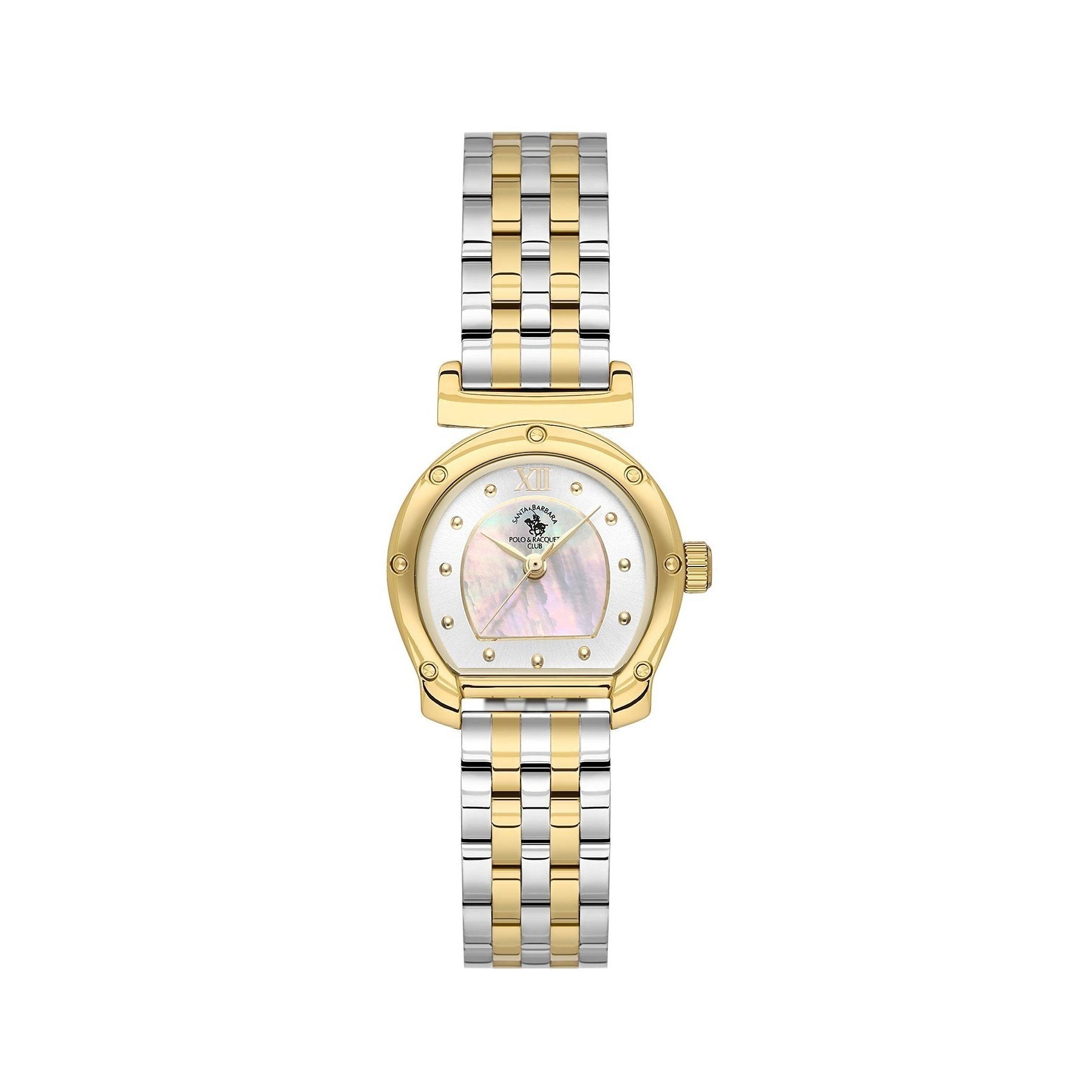 Santa Barbara Polo & Racquet Club Quartz White Dial Analog Watch For - Ladies SB.1.10683-3