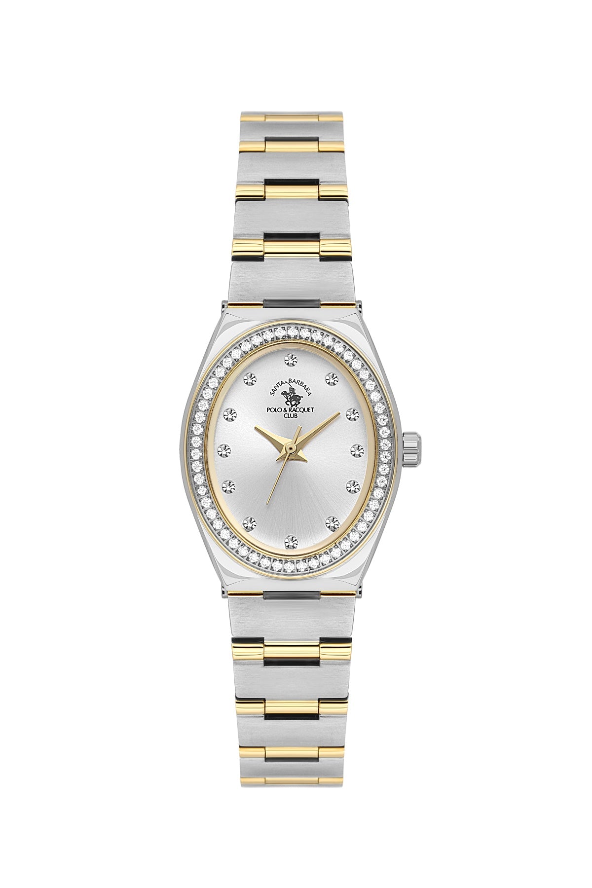 Santa Barbara Polo & Racquet Club Quartz Silver Dial Analog Watch For - Ladies SB.1.10686-4
