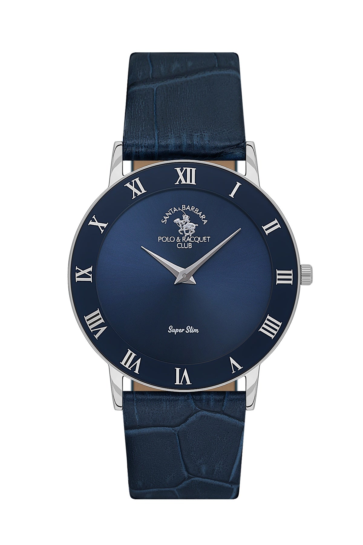 Santa Barbara Polo & Racquet Club Quartz Blue Dial Analog Watch For - Gents SB.1.10708-2