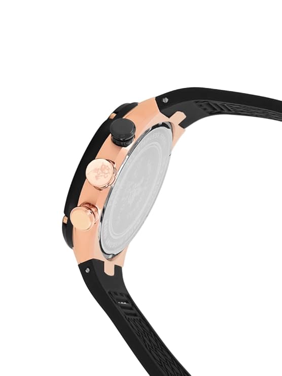 Santa barbara polo & racquet club Analog Black Dial Men&