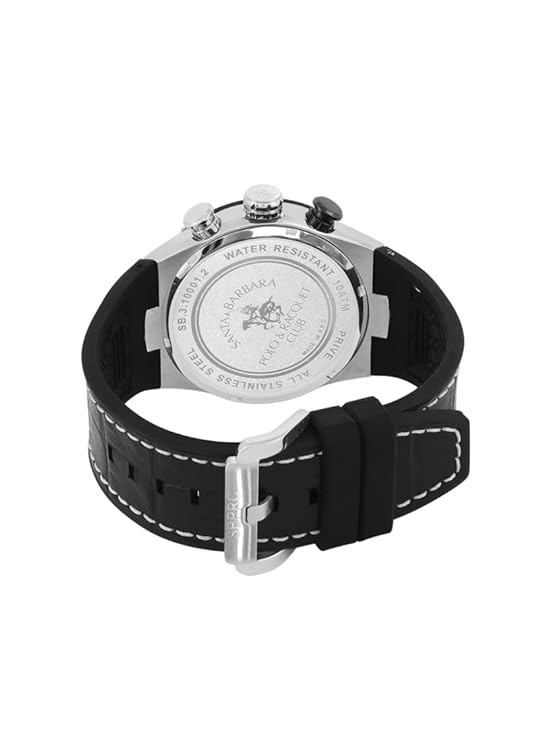 Santa barbara polo & racquet club Analog Light Blue Dial Men&