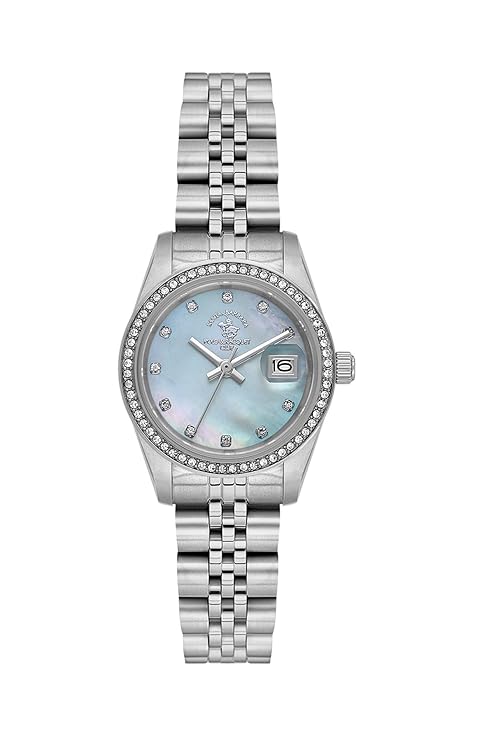 Santa Barbara Polo & Racquet Club Quartz Blue Dial Analog Watch For - Ladies SB.4.10015-2