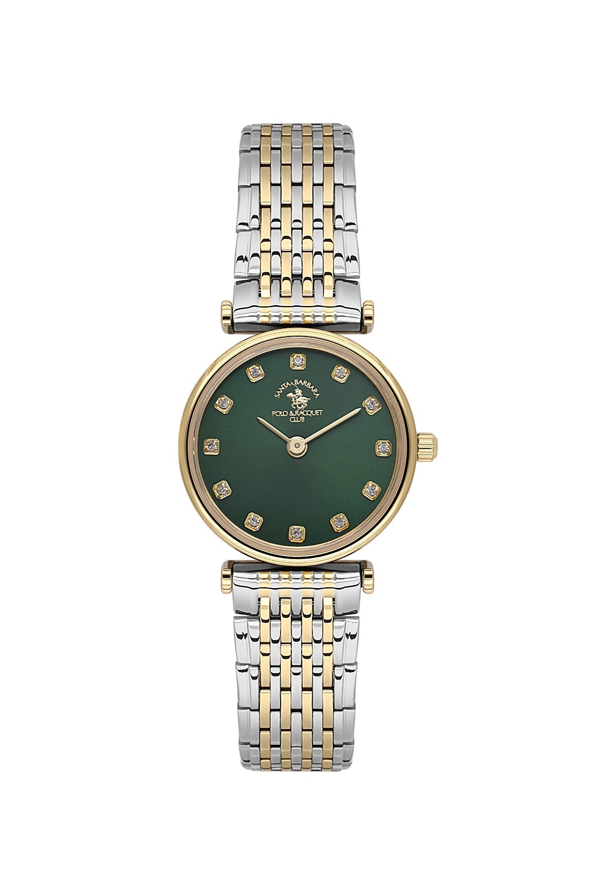 Santa Barbara Quartz Green Dial Analog Watch For - Ladies SB.4.10019-5