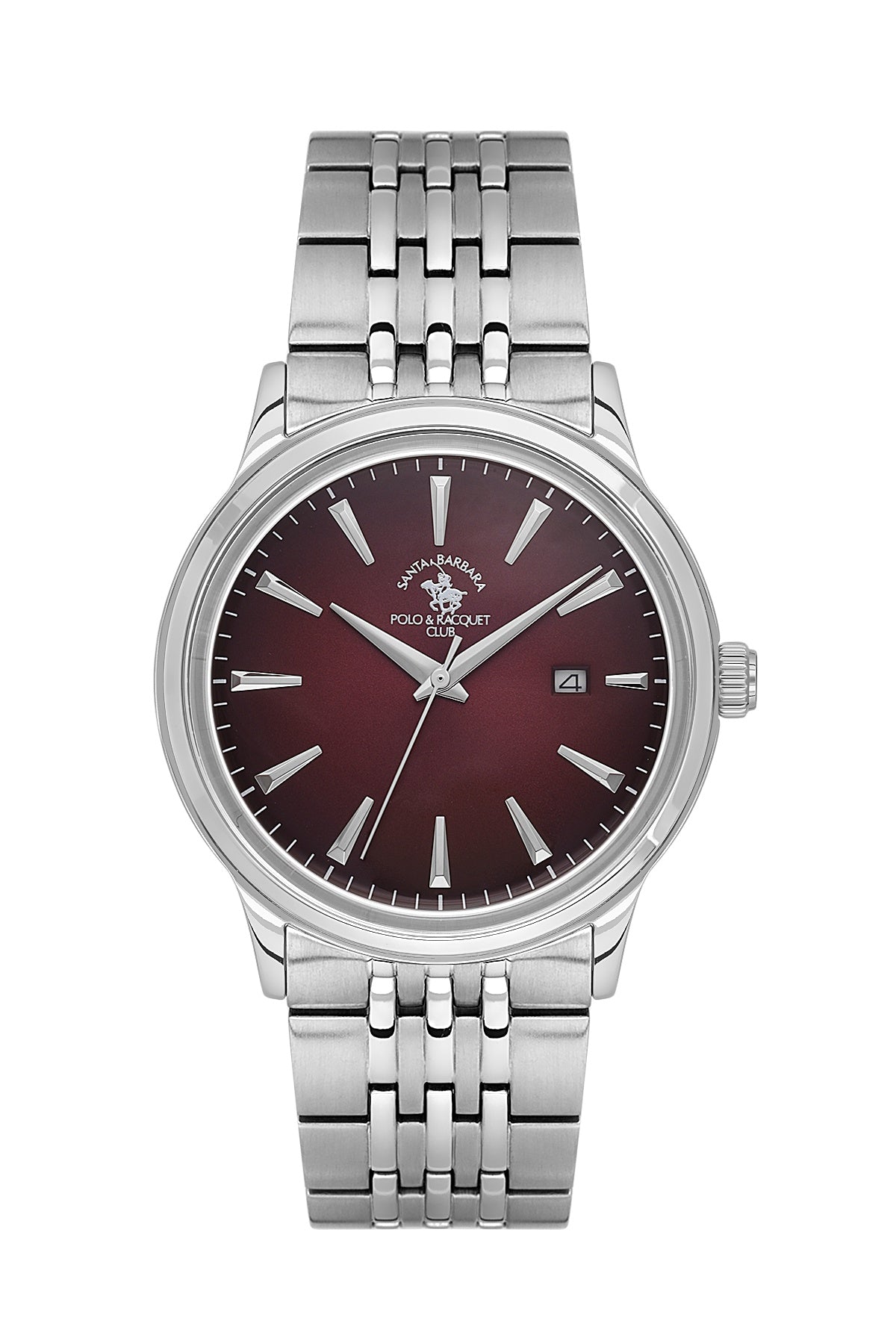 Santa Barbara Quartz Red Dial Analog Watch For - Gents SB.4.10021-5