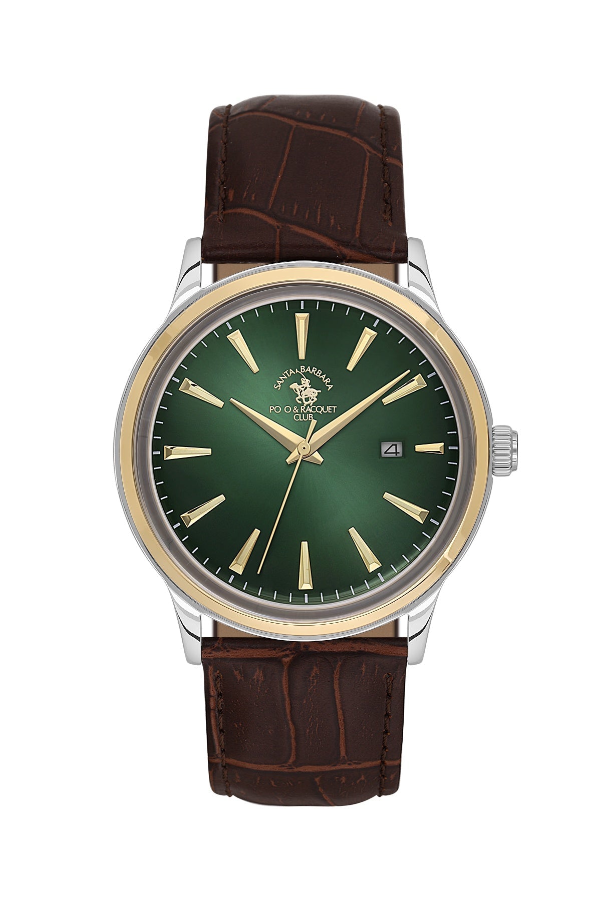Santa Barbara Quartz Green Dial Analog Watch For - Gents SB.4.10022-4