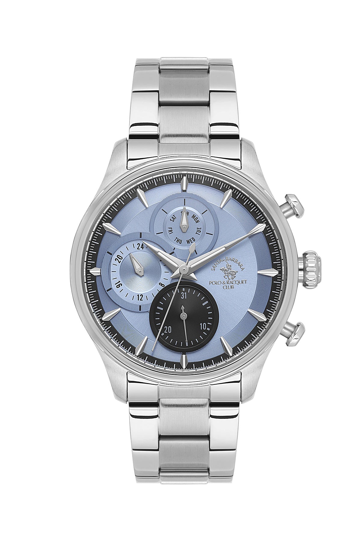 Santa Barbara Quartz Blue Dial Analog Watch For - Gents SB.4.10023-6