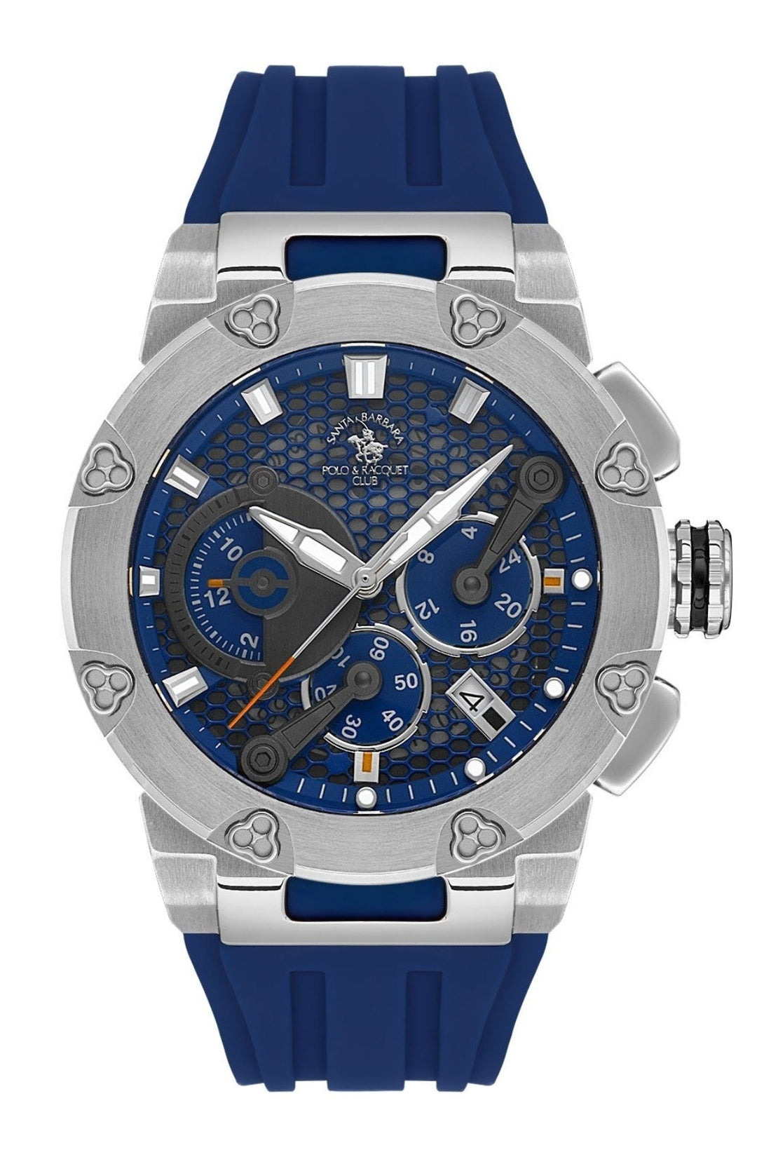 Santa Barbara Polo & Racquet Club Quartz Blue Men SB.5.10001-3