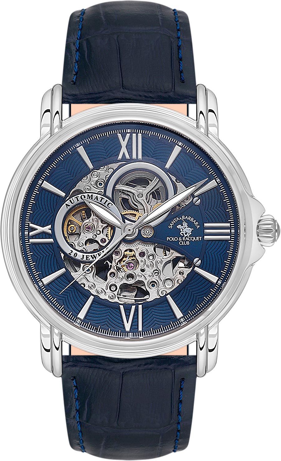 Santa Barbara Polo & Racquet Club Quartz Blue Men SB.8.10002-4