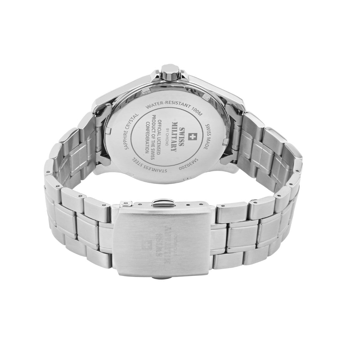 Swiss Military by Chrono Swiss Made White Dial Analog Watch for Gents - SM34083.02