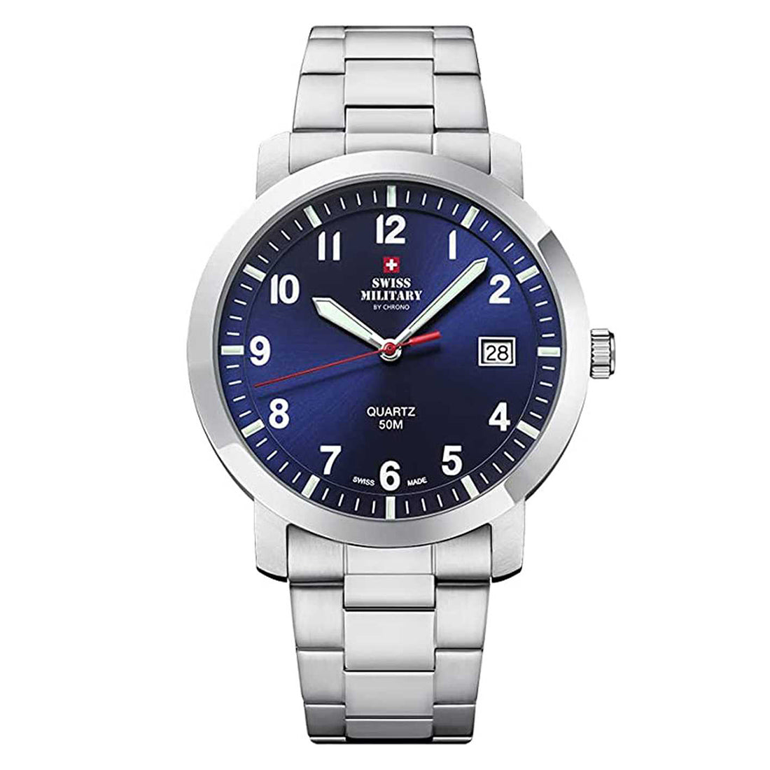 Swiss Military by Chrono Swiss Made Blue Dial Analog Watch for Gents - SM34083.09