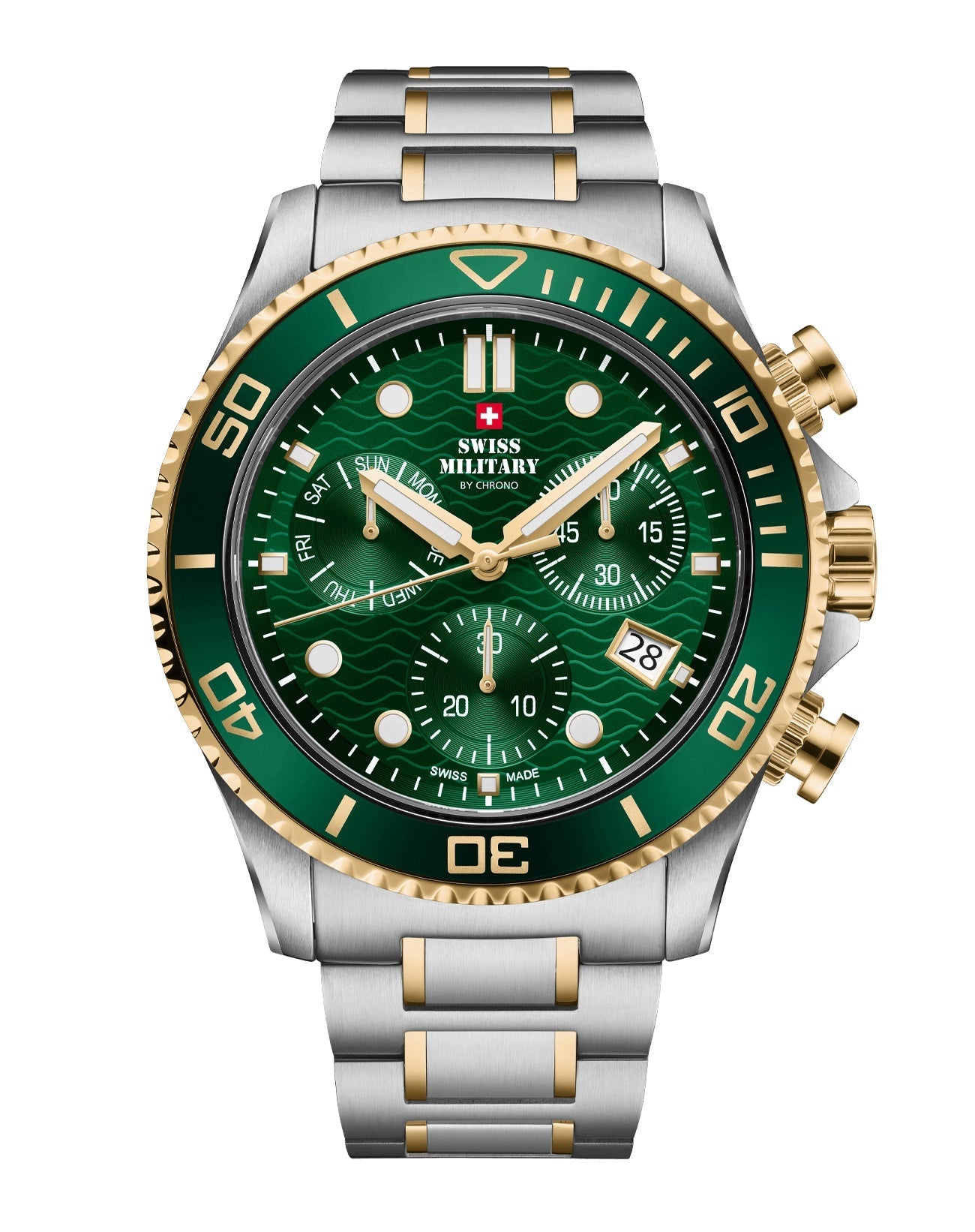 Swiss Military Swiss Made The stylish military chronograph Quartz Gents Watch - SM34101.05