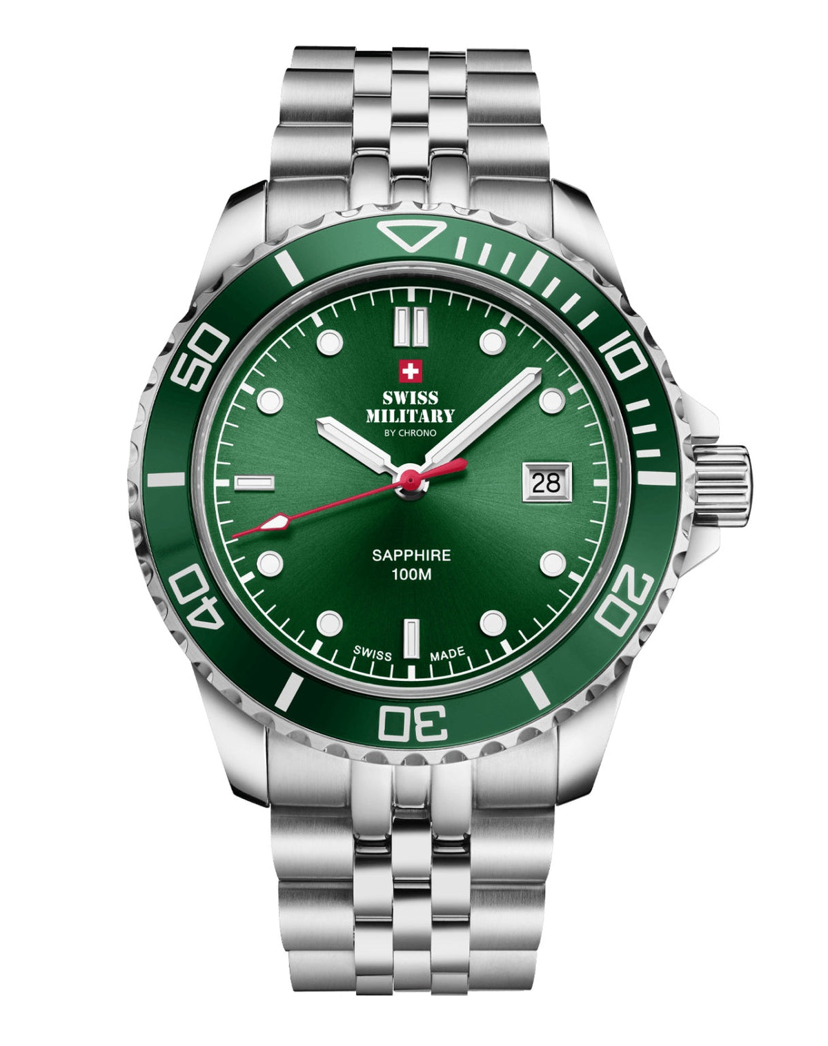 Swiss Military By Chrono Swiss Made Sports Quartz Gents Watch 42mm SM34109.03