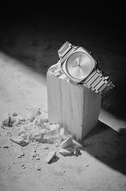D1 Milano SQUARE Quartz Grey Dial Analog Watch For - Gents SQBJ10