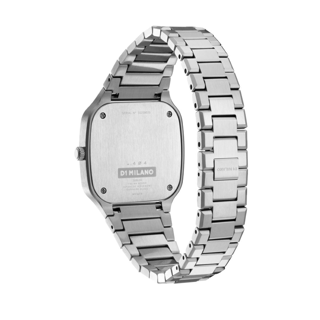 D1 Milano SQUARE Quartz Silver Dial Analog Watch For - Ladies SQBL01