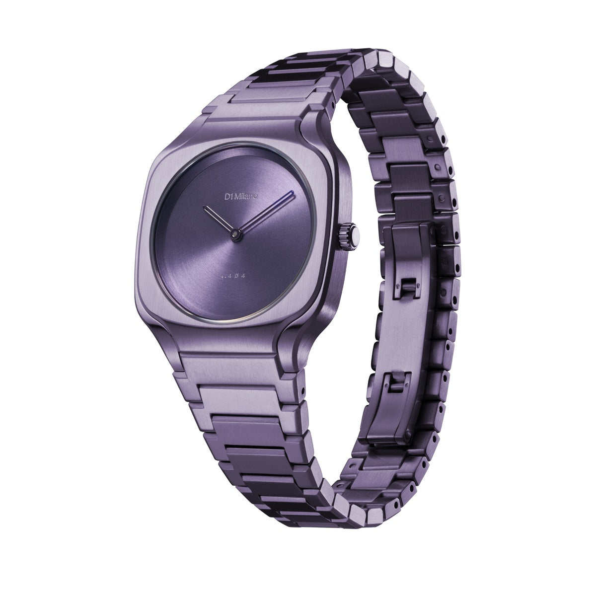 D1 Milano SQUARE Quartz Purple Dial Analog Watch For - Ladies SQBL02